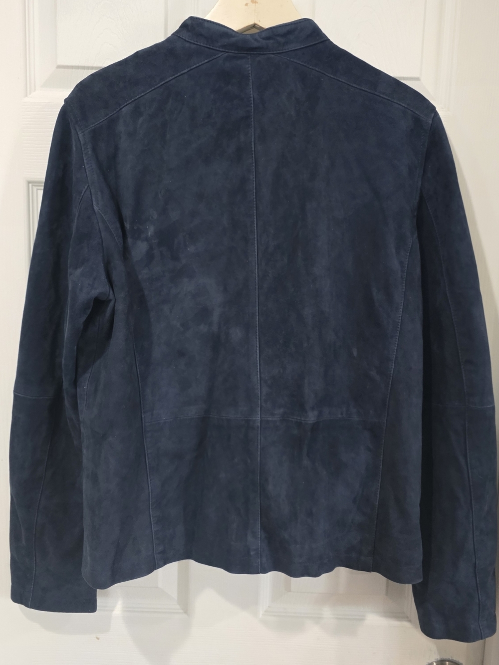 John Varvatos Men's Reede Racer Suede Jacket - Picture 4 of 8